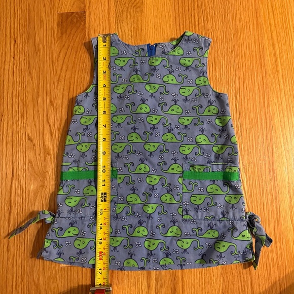 Lilly Pulitzer Little Girl Whale Print Sleeveless Dress - Picture 8 of 9